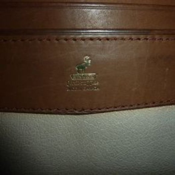 Renwick Vintage Caribou Leather Briefcase - Picture 4 of 5